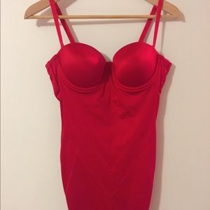 New Victoria red corset/lingerie 36B
